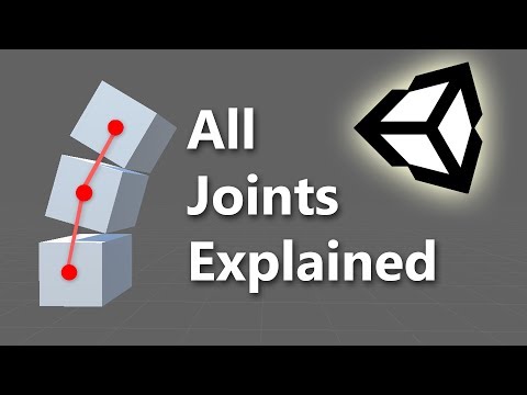 Fixed, Spring, Hinge, Character & Configurable Joint explained - Unity Tutorial