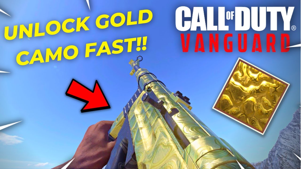 Call Of Duty Vanguard: UNLOCK GOLD CAMO FOR MP40 QUICKLY!!!! (Vanguard Tips and Tricks)