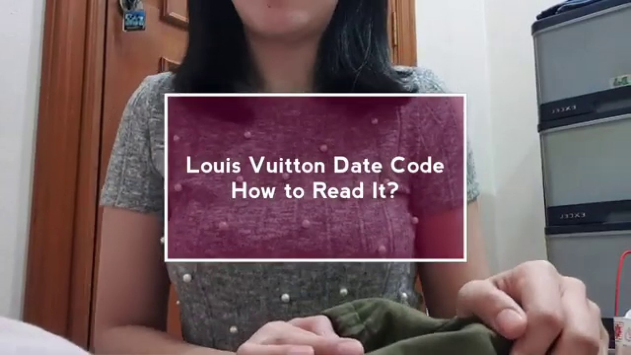 How to Read Louis Vuitton Date Code? (Bahasa indonesia) - YouTube