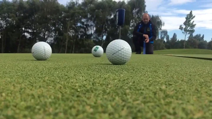 STRI's Paul Woodham at Robin Hood Golf Club with A...