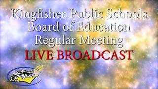 Kingfisher School Board Meeting, August 3, 2026
