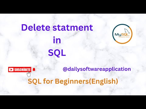 Delete statement in SQL