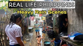 WALKING IN DURING HEAVY RAIN in BULAN SORSOGON PHILIPPINES | REAL LIFE SCENES - Walking Tour [4K]