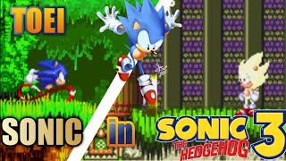 Toei sonic in sonic 3 and knuckles Rom hack showcase!