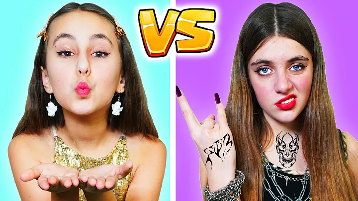 Good Girl VS Bad Girl || School Funny Life Situations by Amigos Forever