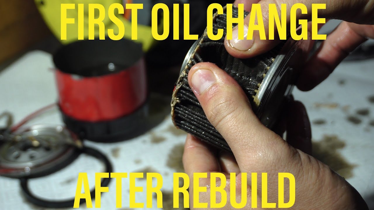 First Oil Change & Inspection After Chevy 350 Engine Rebuild YouTube