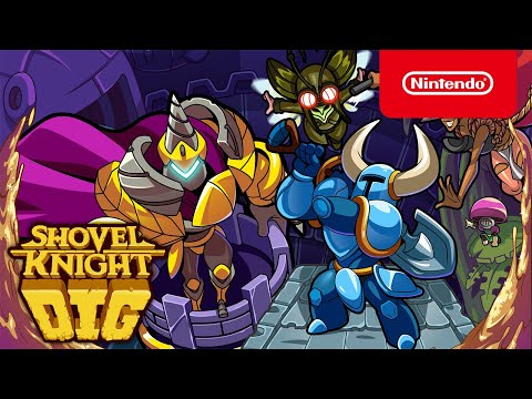 Shovel Knight Dig - Release Date Trailer - Nintendo Switch