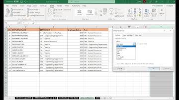 Excel Data Validation Tagalog Tutorial