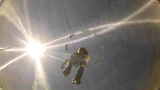 Girl on Trampoline GoPro Slow Motion Test