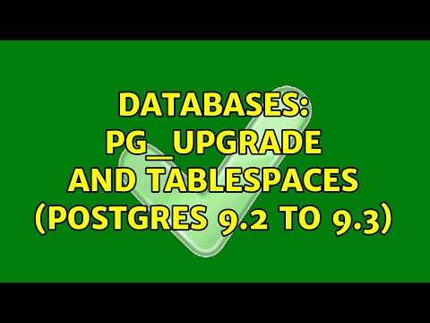 Databases: pg_upgrade and tablespaces (postgres 9.2 to 9.3)