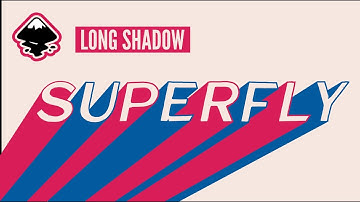 Long shadow retro text effect Inkscape tutorial