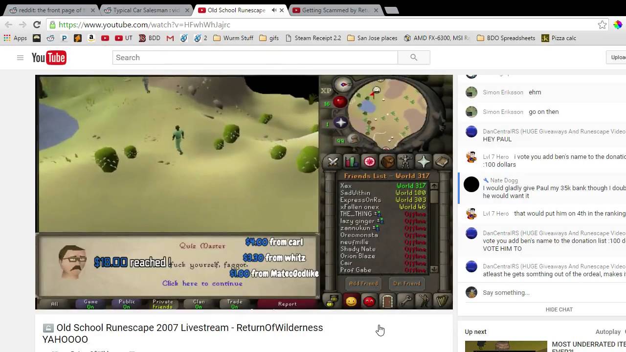Return of Wilderness scamming his own mod for 100M