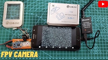 Setup Of Eachine TX03 FPV Camera & ROTG01 FPV camera receiver || FPV Camer || FPV Drone Camera.