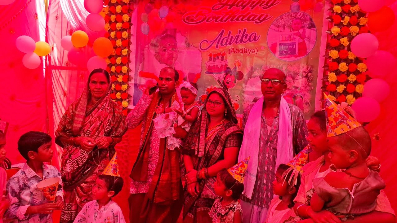 Birthday Celebration of Advika Nini at My Village Muhudi / Jharsuguda / Odisha /Sudhansu Sahu /