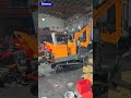 Our Engineer is Assembling A Compact Excavator with Rotary Tiller #rotarytiller #tractor #cultivator