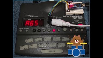 Arduino nanoでMIDI出力して、リズムマシンを鳴らしてみた（RT-123、Arduino nano）