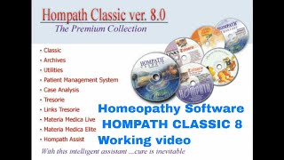 Homeopathy Software HOMPATH CLASSIC 8  Working Video screenshot 5