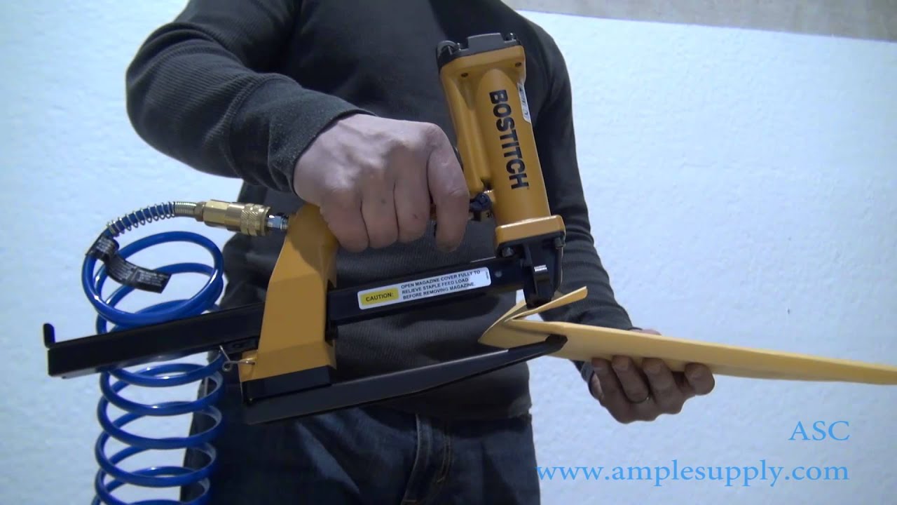 Bostitch Pneumatic Stapling Plier (P5110B) YouTube