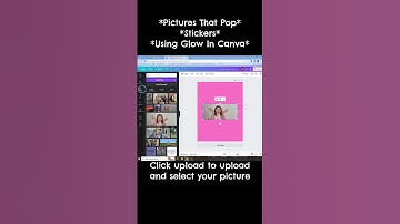 How To Use Canva To Make Pictures That Pop & Stickers 😍 #shorts #crafting #canva