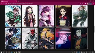 An anime website || with HTML & CSS