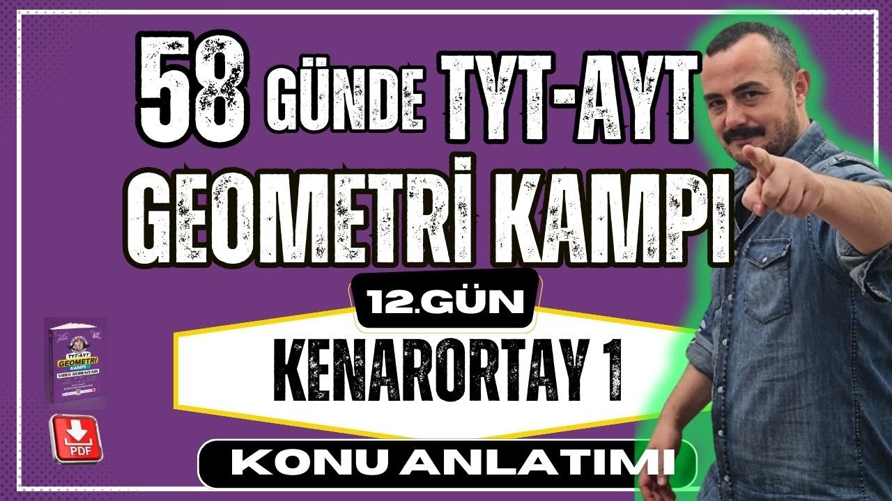 Kenarortay  1 | 58 Günde TYT AYT Geometri Kampı | Geometri Konu Anlatımı