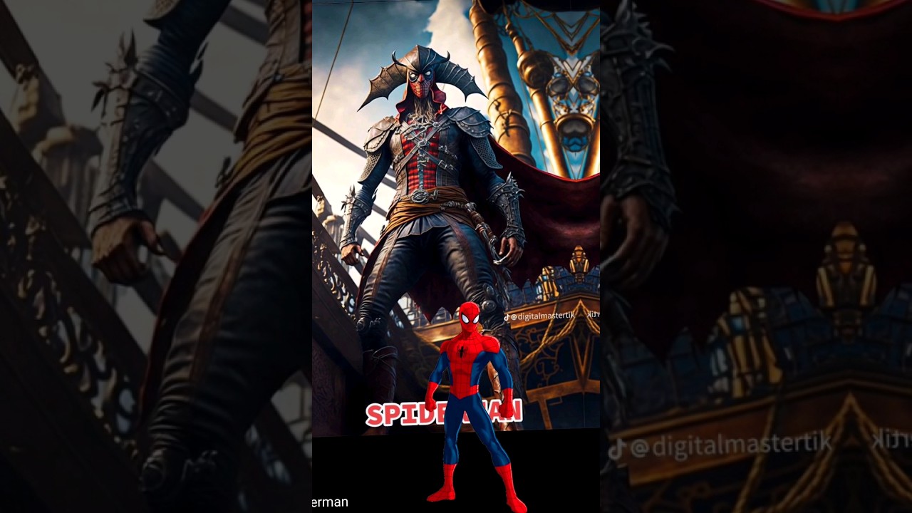 Superhero but Pirate version 
