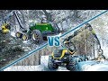 John Deere 1470G VS Ponsse Scorpion King