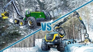 John Deere 1470G VS Ponsse Scorpion King