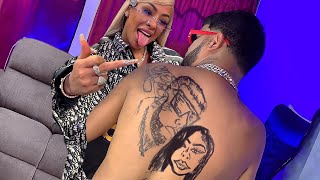 Nuevo tatuaje de Anuel en la espalda ? *Se borra el tatuaje de Karol G*