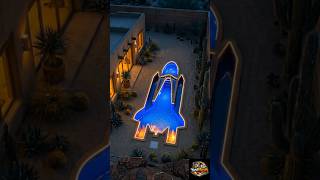 He Built a SPACE SHUTTLE Pool in His Desert Backyard 🚀