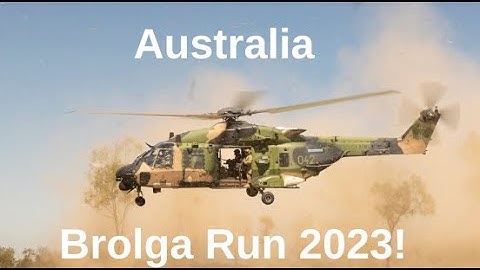 Australian Army Brolga Run 2023!