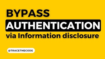 Authentication bypass via Information disclosure