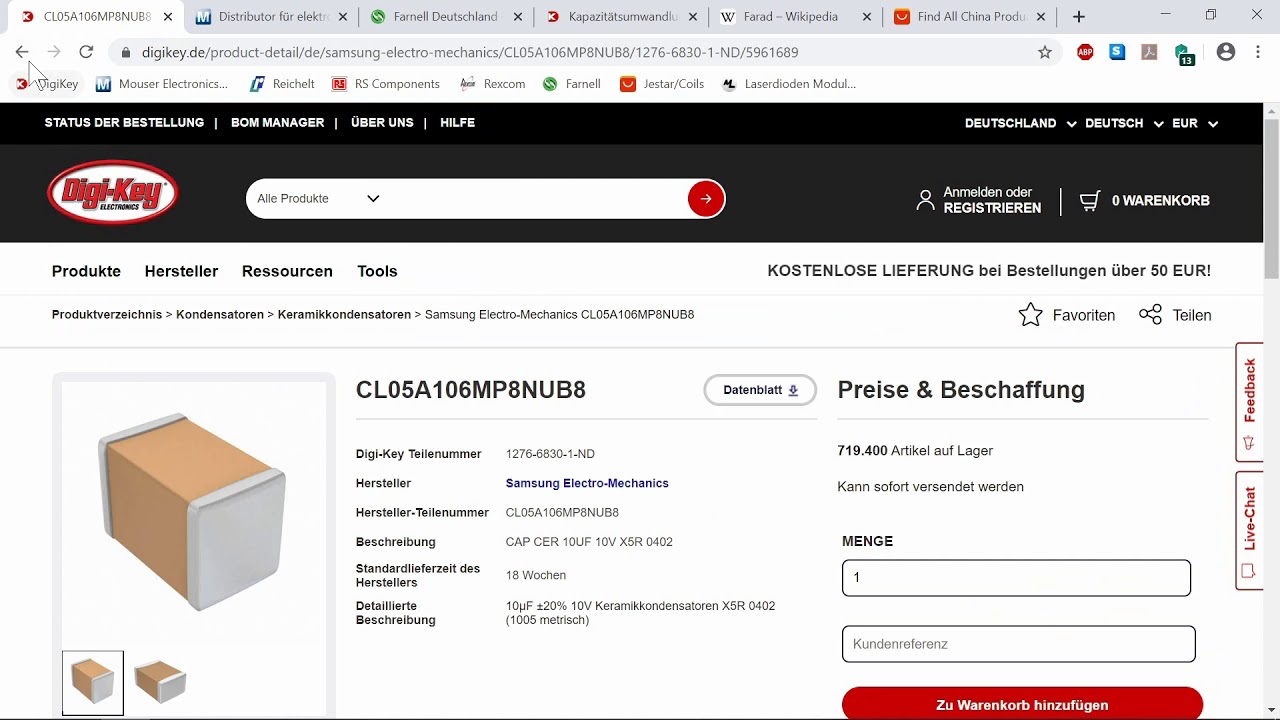 SMD Bauteile bestellen. WIE und WO?