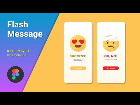 Daily UI - Flash Message | by zaydanus