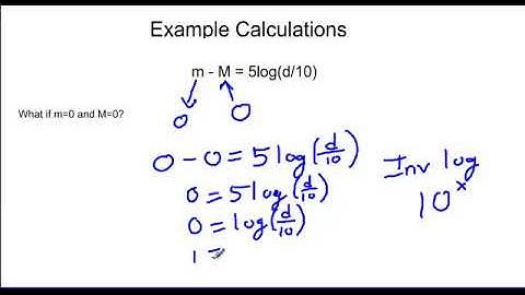 ASTR 104 Video Distance Modulus Calculation