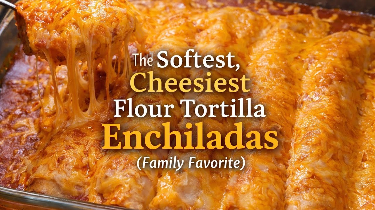 Секрет мягких, сырных энчилад из пшеничной тортильи