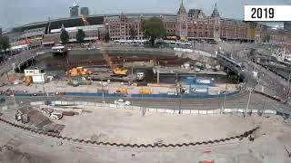 Timelapse - Ondergrondse fietsenstalling CS