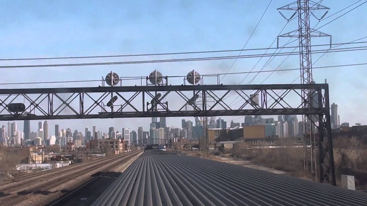 Amtrak Hiawatha 334 Dome View Chicago Arrival YouTube