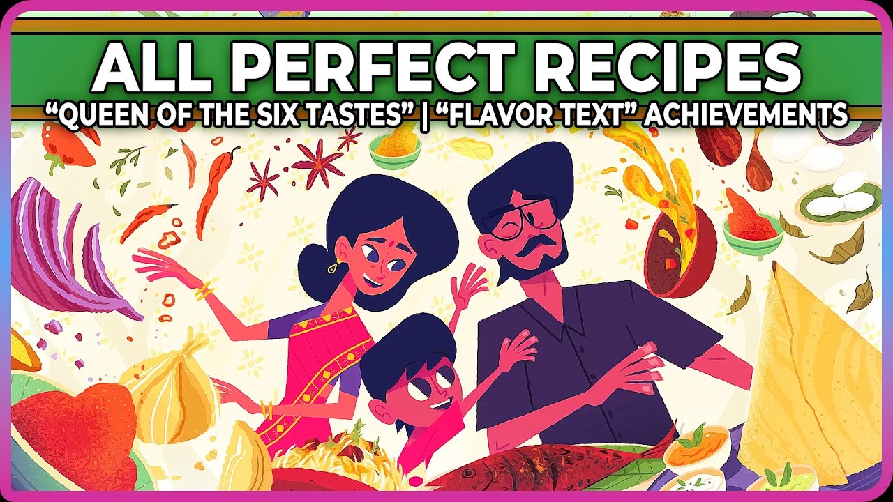 Venba - all perfect recipe (Queen of the six tastes achievement) guide