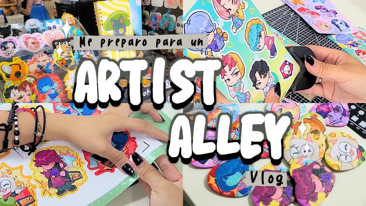 Preparándome para un Evento de Arte 🎨✨ | ARTIST ALLEY Vlog