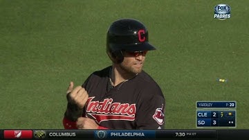 CLE@SD: Ramsey hits an RBI double into center field