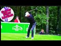 Fred couples iron swing in super slow motion  face on