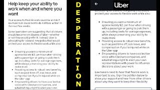 Do not sign ! Uber and Lyft's desperation is increasing daily.