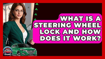 What Is A Steering Wheel Lock And How Does It Work? - Auto Coverage Explained