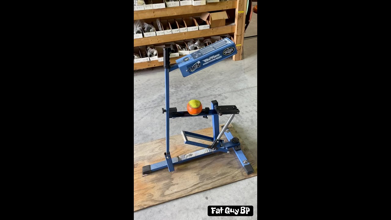 Blue Flame Pitching Machine - YouTube