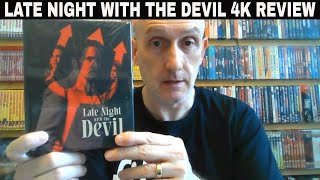 Late Night with the Devil. 4K Review and Unboxing.