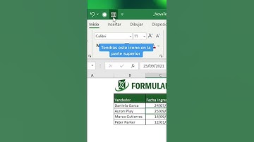 Formulario en #excel 😉