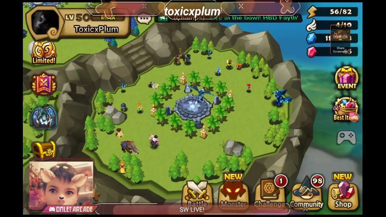 SUMMONERS WAR LIVE ARENA!