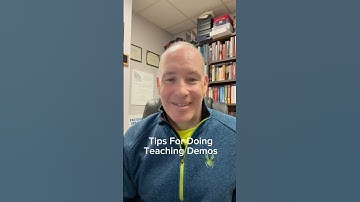 Tips for Giving Teaching Demos