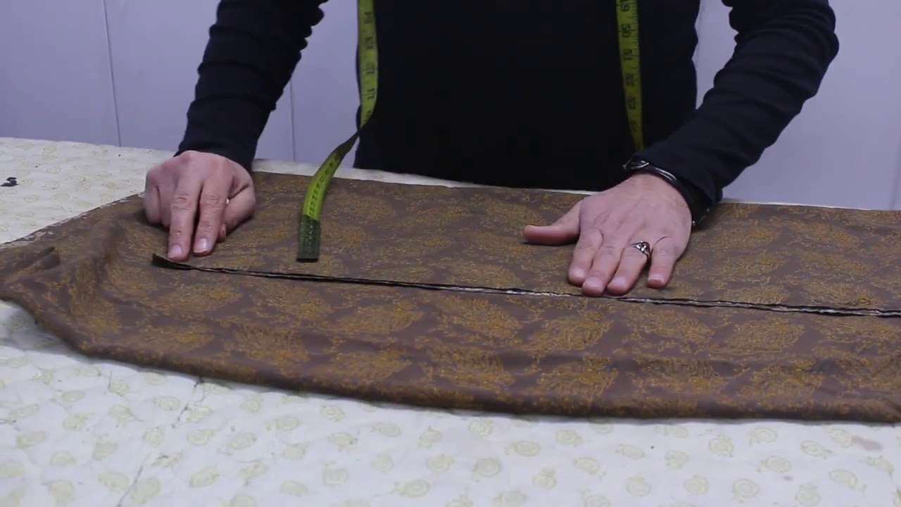 خياطه فصال قطعه كشمير كابوي تطعيم كصات برنسيسه  بزمه ورباط وتداخل صدر